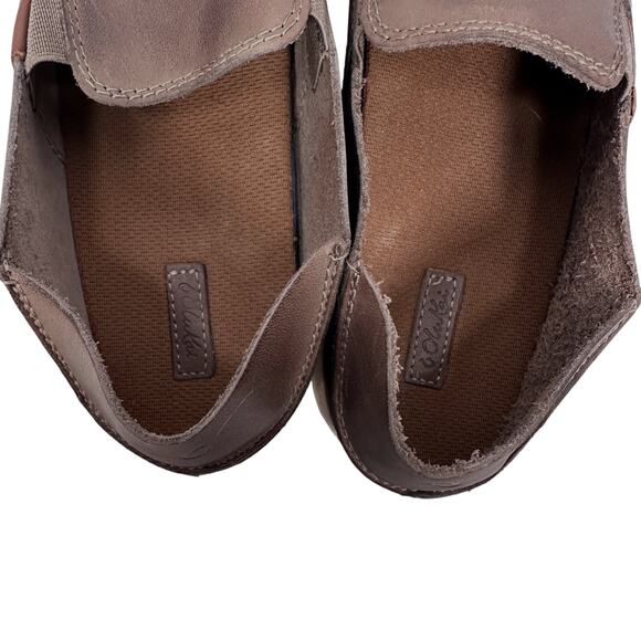 Olukai Pehuea Leather Slip-On Shoes Women’s 6.5 Espresso Brown Casual 20329-5H5H - Picture 6 of 7